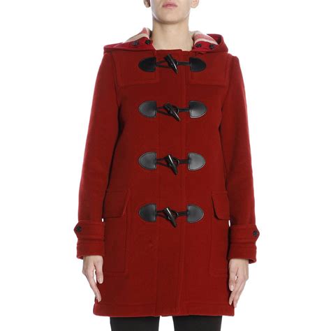 burberry jacke damen rot|net a porter Burberry jacket.